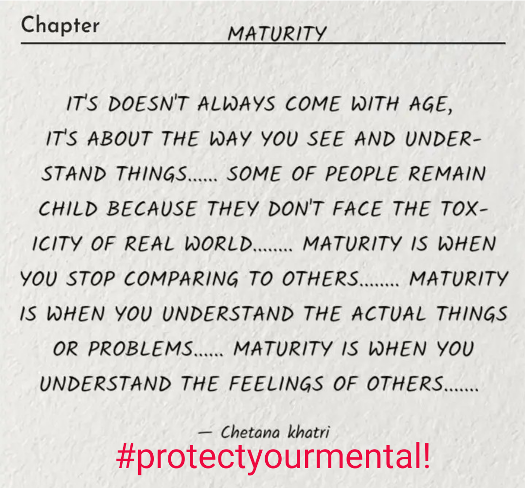 Maturity Examples People Defining Maturity: What Does it Mean to be Mature? – Protect Your Mental